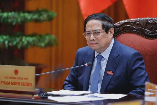 Thủ tướng lưu ý tiếp tục xây dựng, phát huy bản sắc ngoại giao Việt Nam. Ảnh: VGP/Nhật Bắc