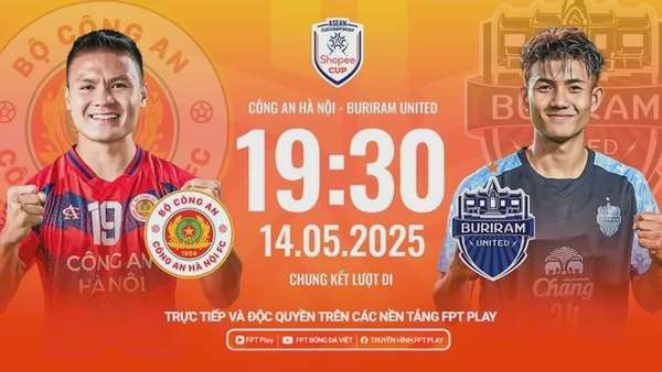 Xem trực tiếp Công an Hà Nội và Buriram United, Shopee Cup