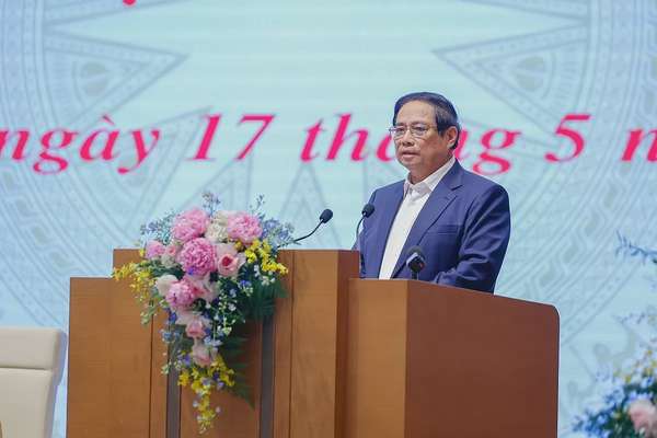 Thủ tướng Phạm Minh Chính chủ trì Phiên họp lần thứ hai Ban Chỉ đạo của Chính phủ về phát triển KHCN, đổi mới sáng tạo, chuyển đổi số và Đề án 06 - Ảnh: VGP/Nhật Bắc