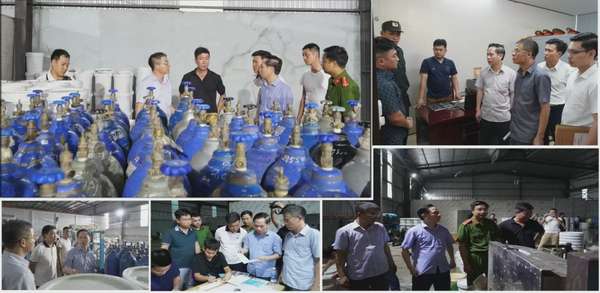 Thanh Hóa: Triệt phá đường dây sản xuất, buôn bán khí cười siêu khủng