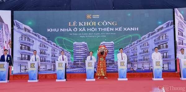 Vĩnh Phúc: Khởi công khu nhà ở xã hội Thiện Kế Xanh