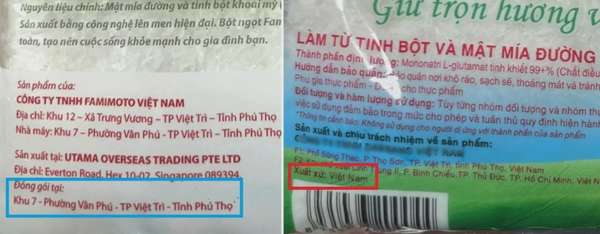 Mối nguy từ bột ngọt không rõ nguồn gốc xuất xứ