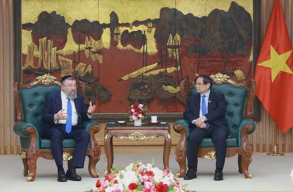 Bộ trưởng Yoav Ben Tzur: Phía Israel mong muốn, sẵn sàng và sẽ tạo điều kiện để đón nhận thêm nhiều lao động tay nghề cao từ Việt Nam - Ảnh: VGP/Nhật Bắc