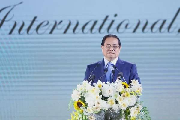 Thủ tướng nhấn mạnh dự án này có ý nghĩa quan trọng trong thúc đẩy quan hệ Việt Nam – Hoa Kỳ ngày càng đi vào chiều sâu, thực chất, hiệu quả - Ảnh: VGP/Nhật Bắc