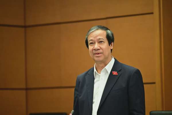 Bộ trưởng Bộ Giáo dục và Đào tạo Nguyễn Kim Sơn. Ảnh: VPQH