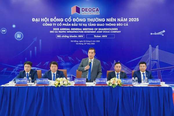 Ông Hồ Minh Hoàng – Chủ tịch HĐQT CTCT Đầu tư hạ tầng giao thông Đèo Cả phát biểu