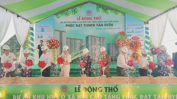Bình Dương: Khởi công xây dựng 1.000 căn nhà ở xã hội
