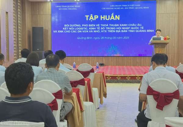 Quảng Bình: Tập huấn Thoả thuận Xanh Châu Âu và hội nhập