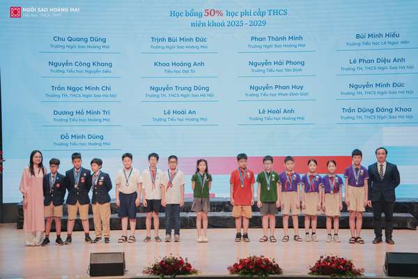 Ngôi Sao Hoàng Mai: Định hướng đào tạo học sinh phát triển toàn diện