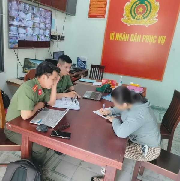 Cơ quan công an Đà Nẵng làm việc với bà L.T.H