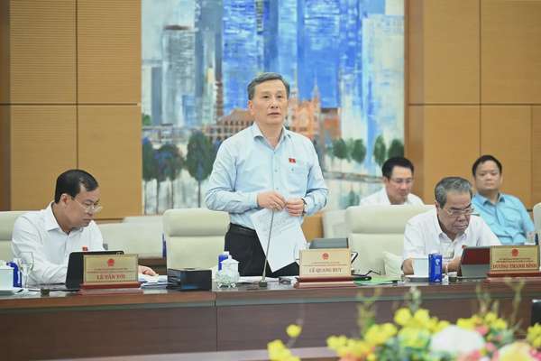Chủ nhiệm Ủy ban Khoa học, Công nghệ và Môi trường Lê Quang Huy. Ảnh: VPQH