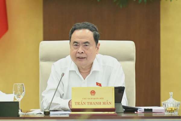 Chủ tịch Quốc hội Trần Thanh Mẫn. Ảnh: VPQH