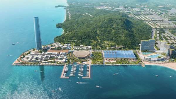 Phối cảnh khu Tổ hợp đa chức năng APEC.