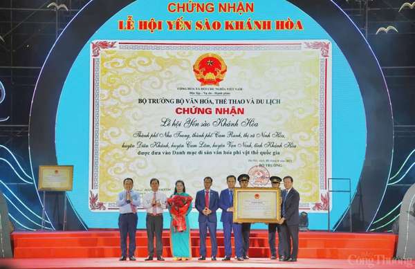 Vinh danh Di sản Văn hóa Quốc gia Yến sào Khánh Hòa