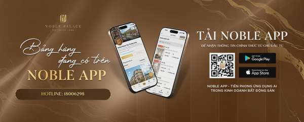 Dự án hàng hiệu Noble Palace Tay Thang Long sẵn sàng bàn giao từ quý 3/2025