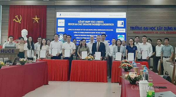Lễ ký Biên bản ghi nhớ hợp tác (MOU) giữa Trường Đại học Xây dựng Hà Nội và các doanh nghiệp logistics 
