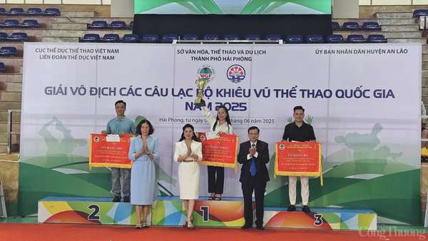 Hải Phòng: Tưng bừng giải khiêu vũ thể thao quốc gia 2025