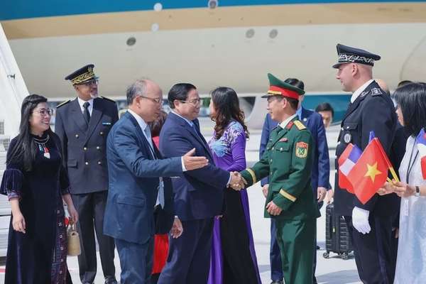 Đây là lần đầu tiên Thủ tướng Chính phủ Việt Nam tham dự Hội nghị Đại dương của Liên Hợp Quốc; là chuyến thăm Pháp đầu tiên của Thủ tướng Chính phủ kể từ khi hai nước nâng cấp quan hệ lên Đối tác chiến lược toàn diện vào tháng 10/2024 - Ảnh: VGP/Nhật Bắc