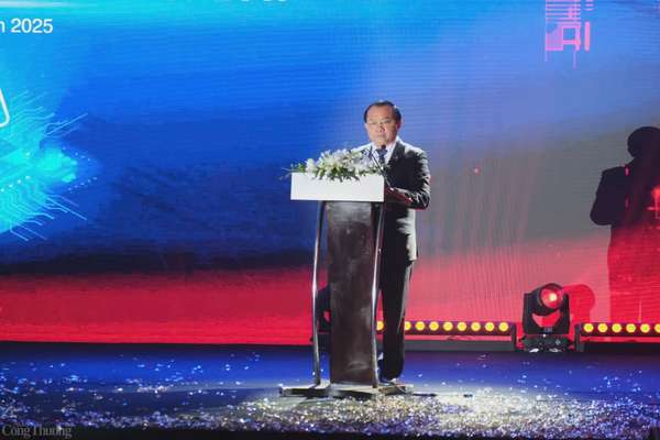 Thứ trưởng Bộ Tài chính Lê Tấn Cận phát biểu. 