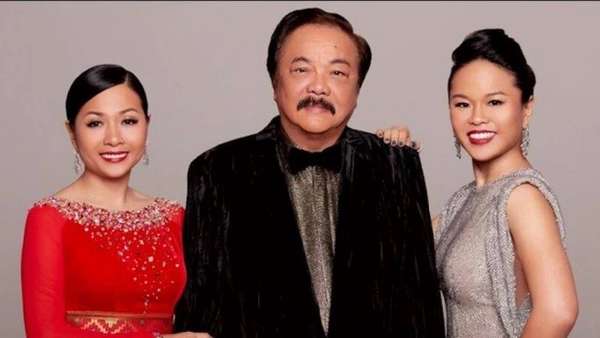 ông Trần Quí Thanh và 2 con gái