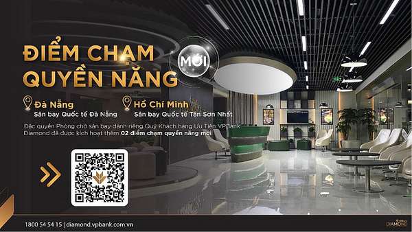 VPBank mở rộng đặc quyền phòng chờ sân bay cho khách VIP tại Đà Nẵng và TP.Hồ Chí Minh