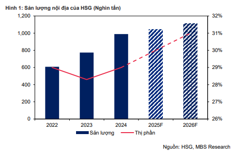 Cửa sáng với Hoa Sen Group (HSG) từ câu chuyện thuế chống bán phá giá và nhu cầu nội địa