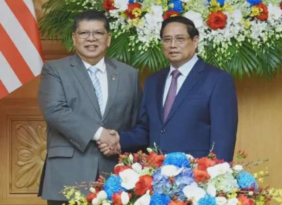 Thủ tướng Phạm Minh Chính hội kiến Chủ tịch Hạ viện Malaysia Tan Sri Dato’ Johari bin Abdul