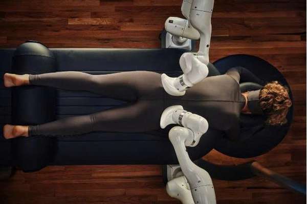 Robot massage bằng AI