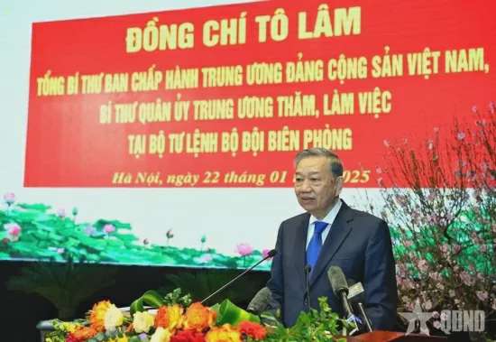 Tổng Bí thư Tô Lâm: Tạo đột phá trong xây dựng Bộ đội Biên phòng chính quy, tinh nhuệ