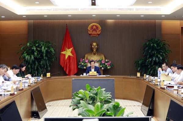 Phó Thủ tướng Chính phủ Lê Minh Khái đã chủ trì cuộc họp về tình hình hoạt động, công tác cơ cấu lại Tập đoàn TKV giai đoạn 2016-2020, Đề án cơ cấu lại giai đoạn 2021-2025 và các giải pháp nâng cao hiệu quả hoạt động trong thời gian tới. (Ảnh VGP)