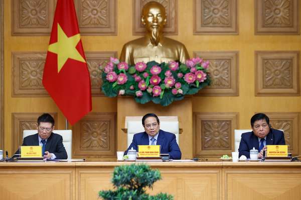 Thủ tướng đề nghị doanh nghiệp Hoa Kỳ ủng hộ thỏa thuận thương mại cùng có lợi- Ảnh 3. Thủ tướng đề nghị doanh nghiệp Hoa Kỳ ủng hộ thỏa thuận thương mại cùng có lợi- Ảnh 3.