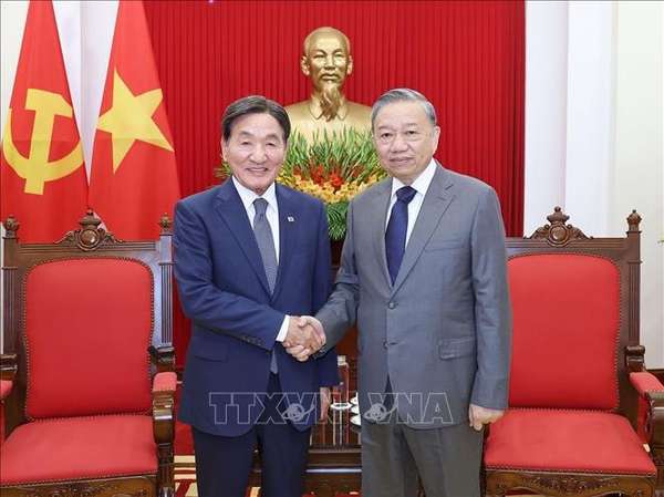 Tổng Bí thư Tô Lâm tiếp Đặc phái viên của Tổng thống Hàn Quốc- Ảnh 1. Tổng Bí thư Tô Lâm tiếp Đặc phái viên của Tổng thống Hàn Quốc- Ảnh 1.