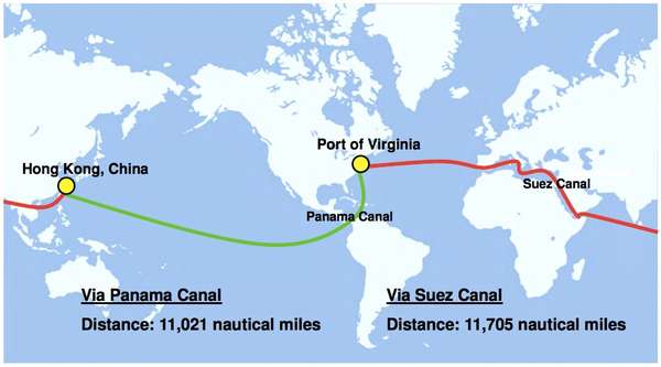 Giao thương ở kênh đào Panama: 1 triệu đô la cho vị trí đặt trước khi hạn hán đang trì hoãn dòng chảy ngũ cốc