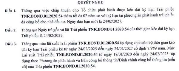 Điện Mặt Trời Trung Nam công bố kế hoạch mua lại trái phiếu trước hạn