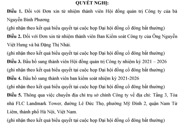 ĐHĐCĐ bất thường lần 1 bất thành: FLC Faros vẫn loay hoay với bài toán tái cấu trúc