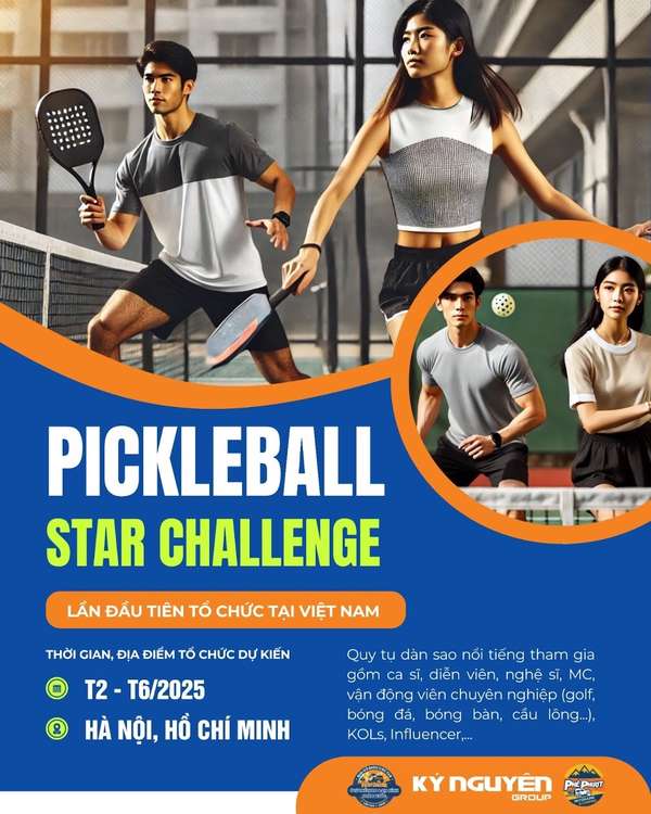 Việt Nam chào đón hai giải đấu Pickleball quy mô lớn dành cho gia đình và người nổi tiếng