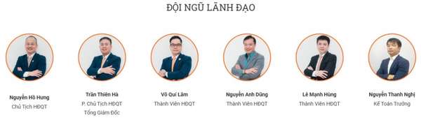 Ban lãnh đạo Chứng khoán APG