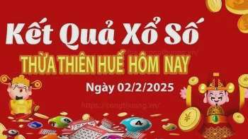 XSTTH 2/2, kết quả xổ số Thừa Thiên Huế hôm nay 2/2/2025