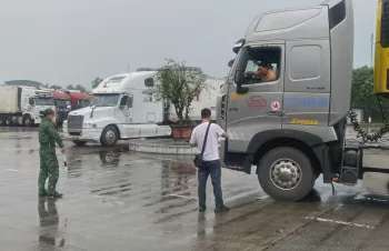 Xuất nhập khẩu qua cửa khẩu Kim Thành đạt trên 440 triệu USD