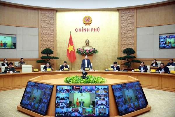 Phó Thủ tướng Trần Lưu Quangphát biểu tại Hội nghị tổng kết công tác năm 2022, bàn phương hướng, nhiệm vụ năm 2023 - Ảnh: VGP
