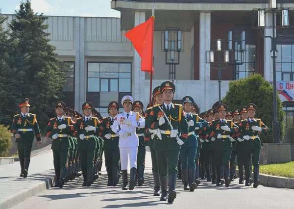 Chùm ảnh: Đoàn Quân đội nhân dân Việt Nam chuẩn bị cho buổi tổng duyệt tại Quảng trường Đỏ Chùm ảnh: Đoàn Quân đội nhân dân Việt Nam chuẩn bị cho buổi tổng duyệt tại Quảng trường Đỏ
