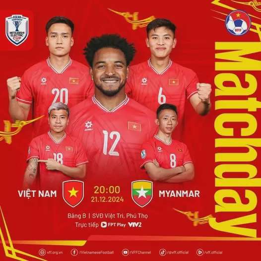 Trực tiếp bóng đá Việt Nam và Myanmar, 20h00 ngày 21/12, AFF Cup 2024: Lần đầu cho Xuân Son