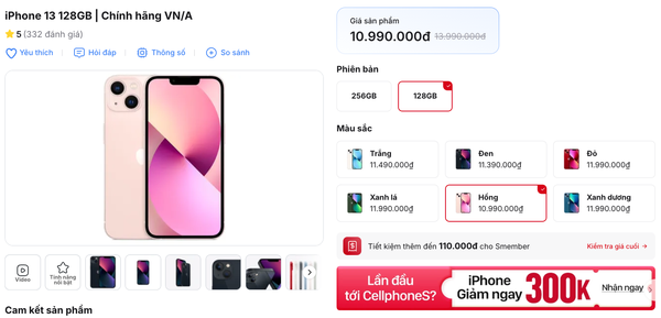 iphone 13 chính hãng