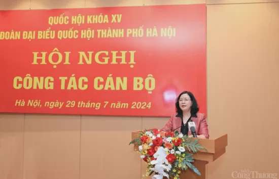 Bà Bùi Thị Minh Hoài được bầu làm Trưởng đoàn đại biểu Quốc hội thành phố Hà Nội