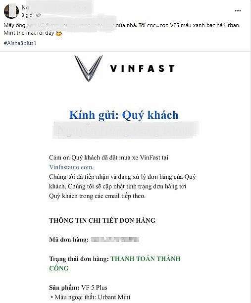 Nhiều khách hàng đã chốt cọc màu mới ngay sáng 7/7 khi VinFast công bố mở cọc