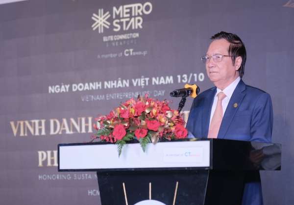 Ông Vũ Hồng Quang – Chủ tịch Công ty Metro Star chia sẻ tại sự kiện