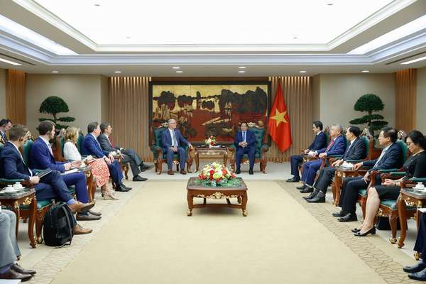 Thủ tướng Phạm Minh Chính tiếp Đoàn Nghị sĩ lưỡng đảng Hạ viện Hoa Kỳ- Ảnh 3. Thủ tướng Phạm Minh Chính tiếp Đoàn Nghị sĩ lưỡng đảng Hạ viện Hoa Kỳ- Ảnh 3.