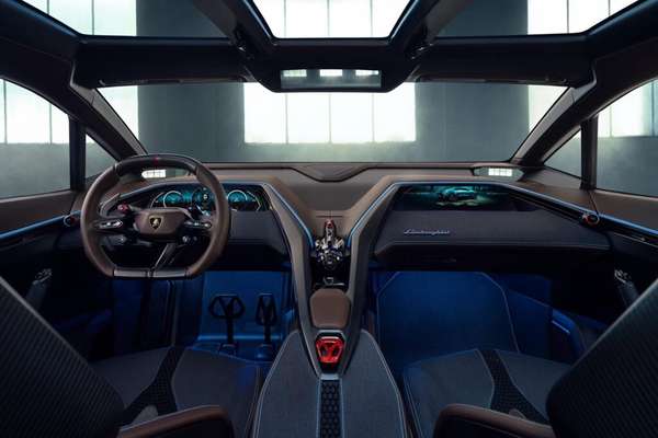 Vén màn Lamborghini Lanzador, siêu xe điện đầu tiên của hãng