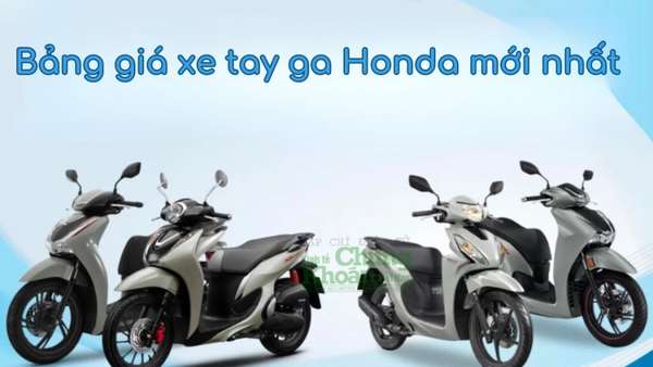 Giá xe máy tay ga Honda giữa tháng 11/2023: SH 