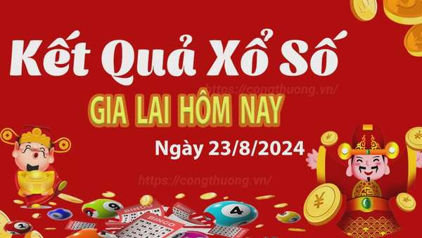 XSGL 23/8, kết quả xổ số Gia Lai hôm nay 23/8/2024, xổ số Gia Lai ngày 23 tháng 8